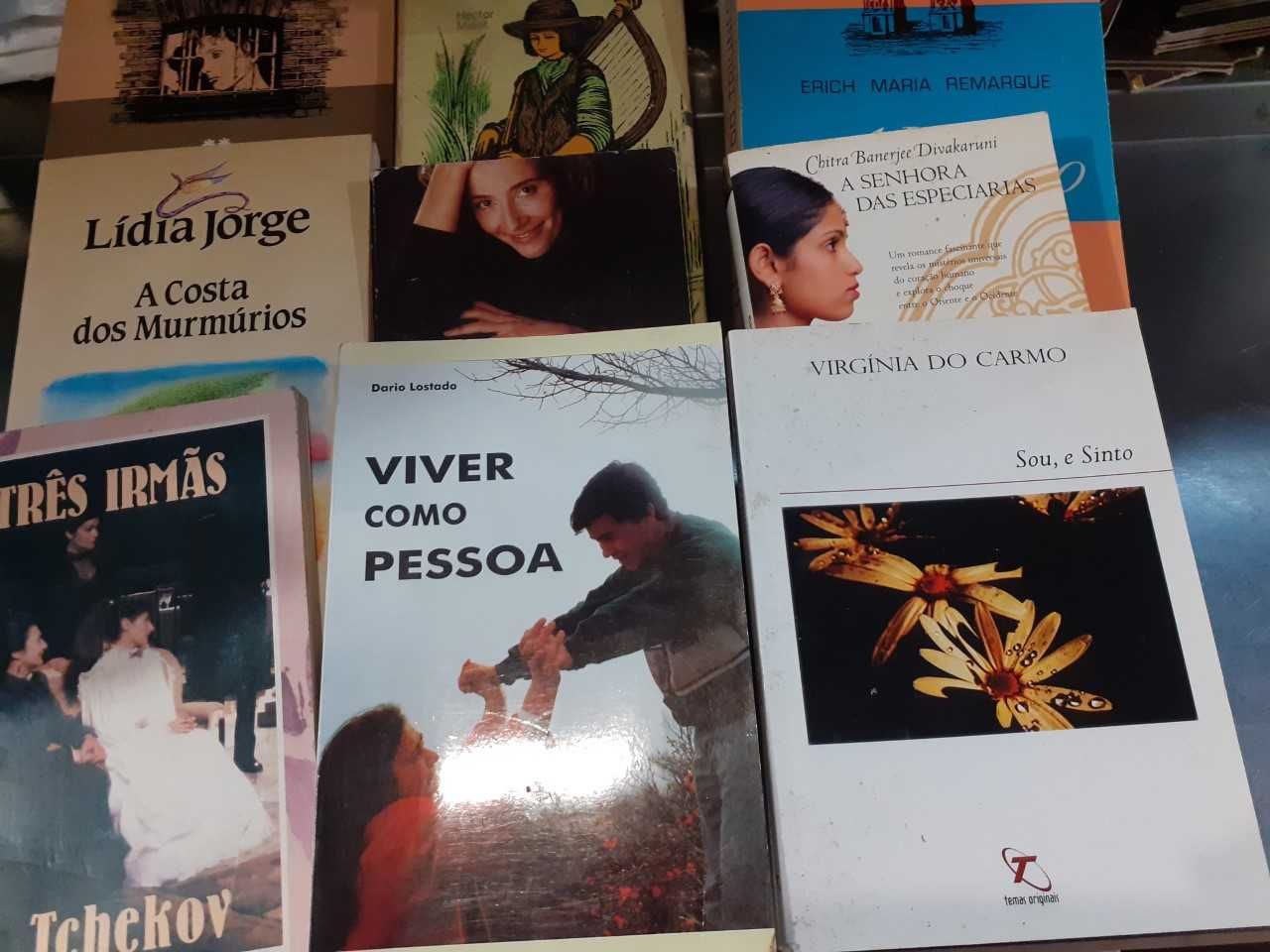 Livros de Literatura.