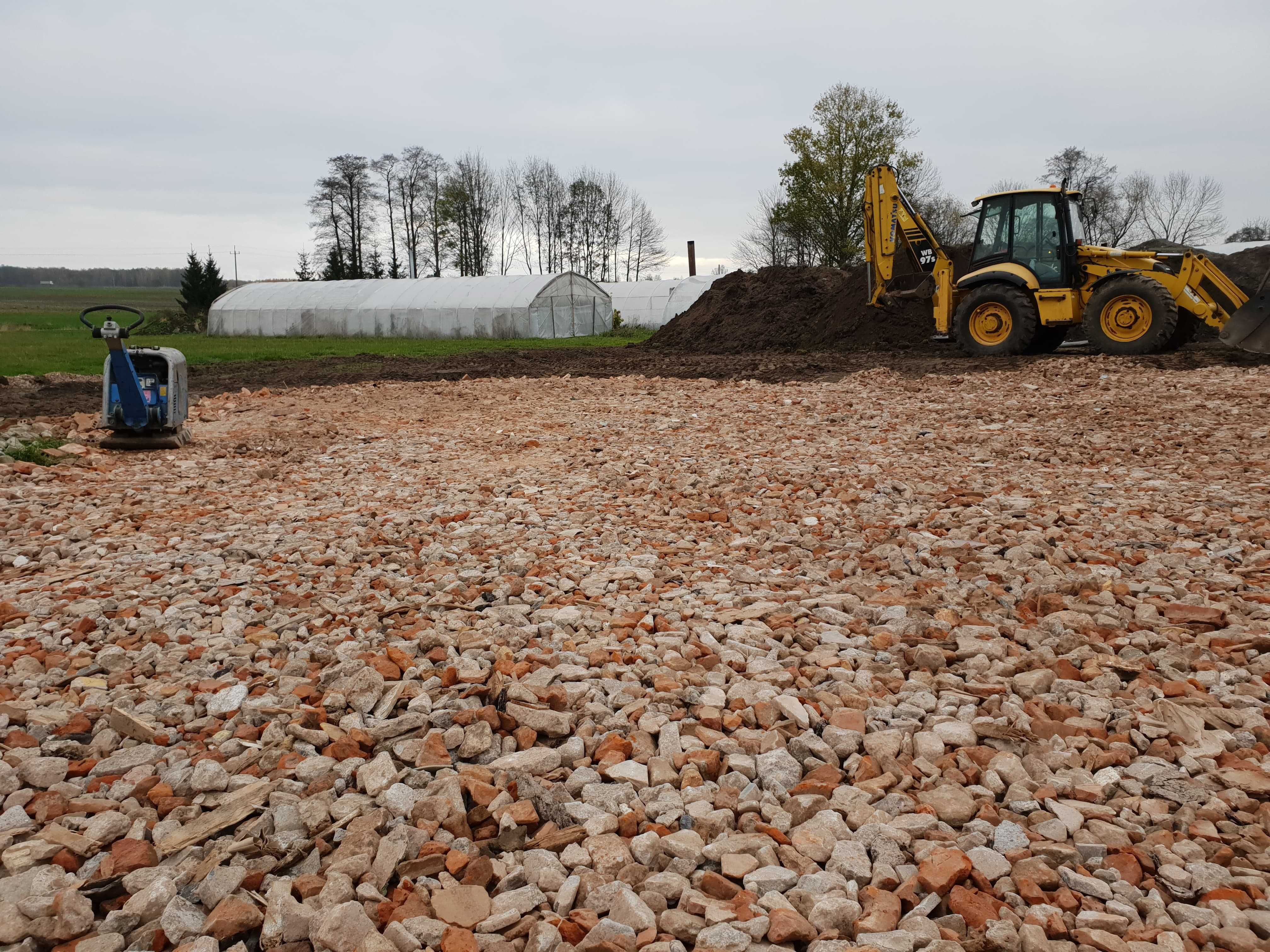 Gruz ceglano-betonowy Kruszywo, Tłuczeń, na drogi place