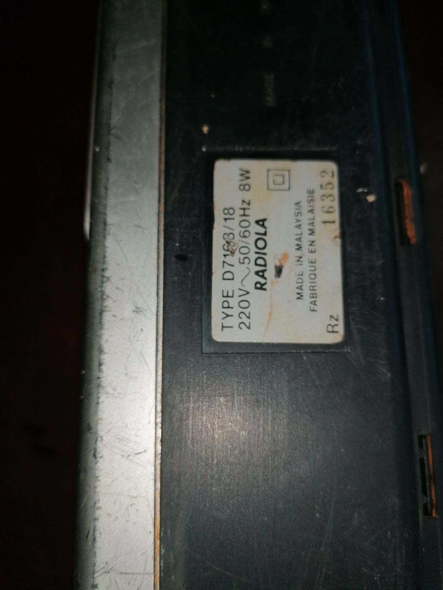 Radiola Radio Cassette Recorder D7168