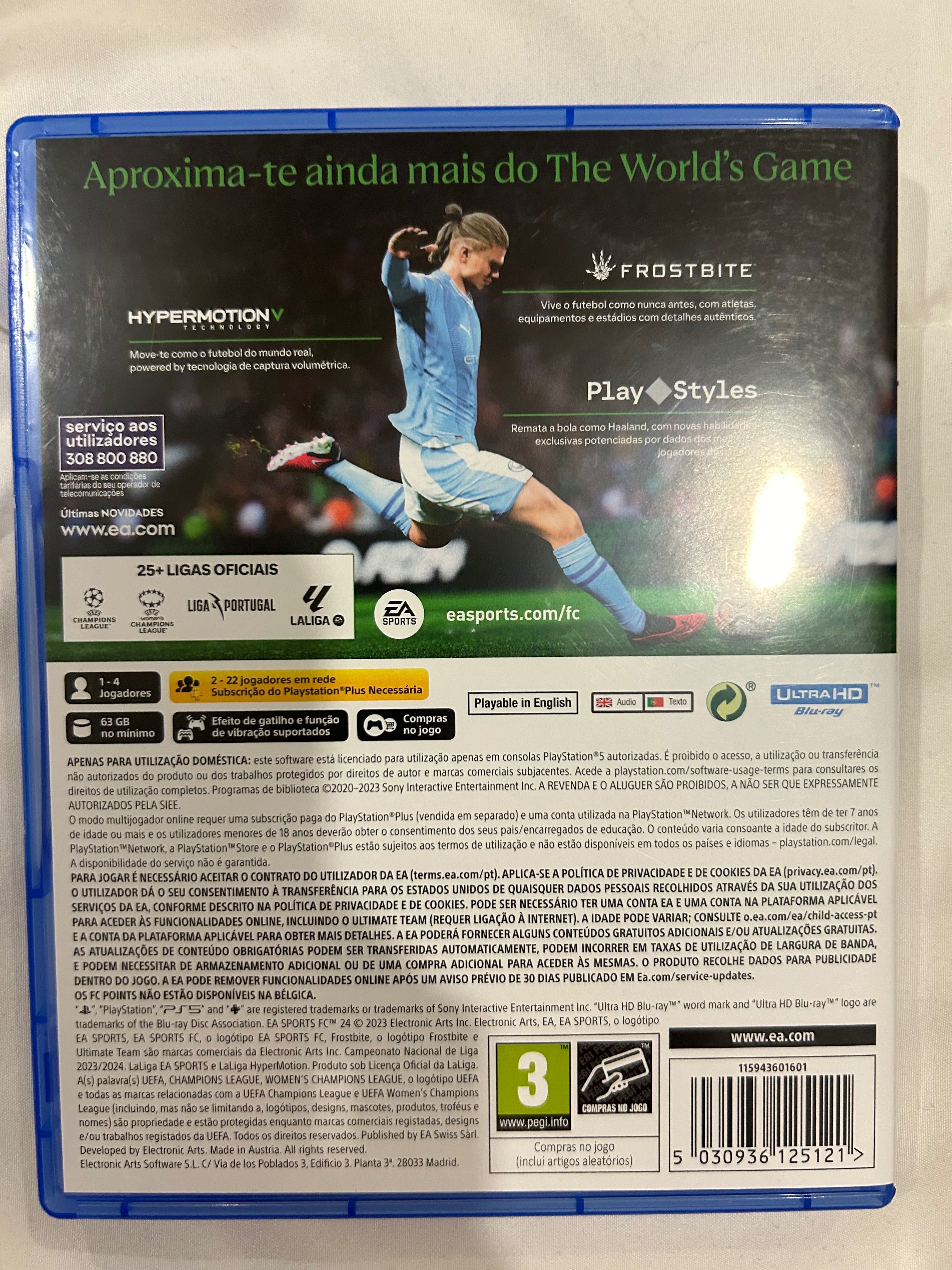 Jogo FC24 e Call of duty MW ll PS5