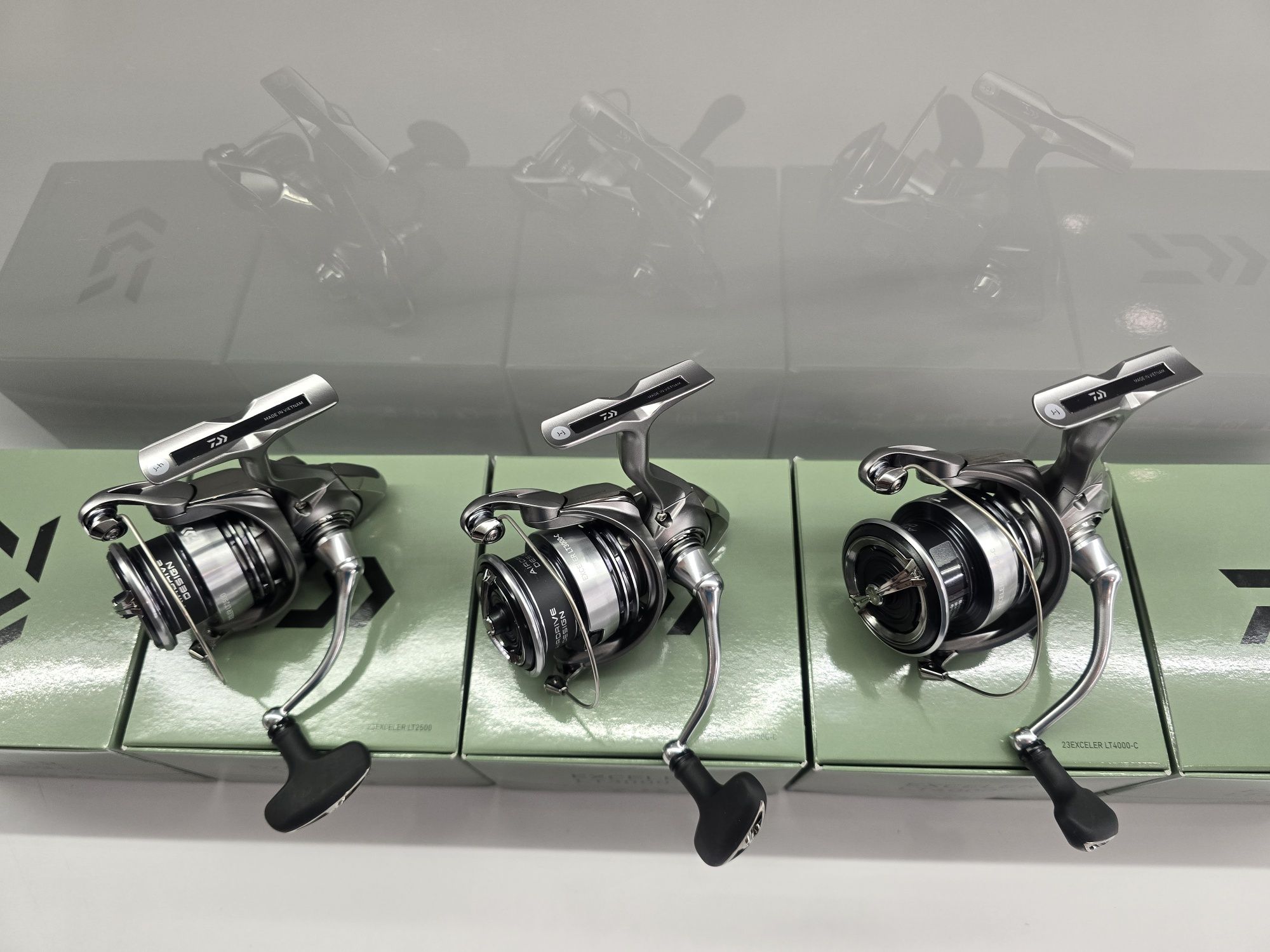 Daiwa 23 Exceller LT 2500, 3000-C, 4000-C, Дайва Екселлер, спінінгова