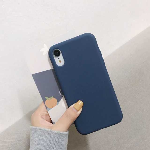 Silikonowe etui do IPhone X kolory back case