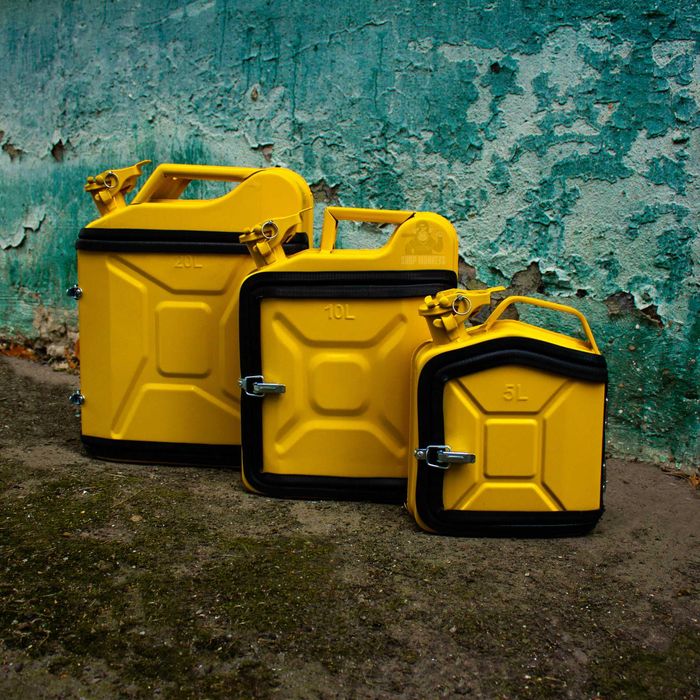 Каністра Бар 5л. жовта «Стратегічний запас», канистра с надписью