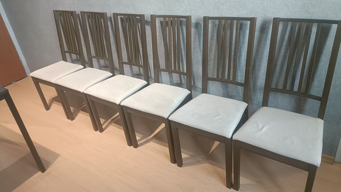 6 krzeseł bojre IKEA                 (krzesła, krzesło)