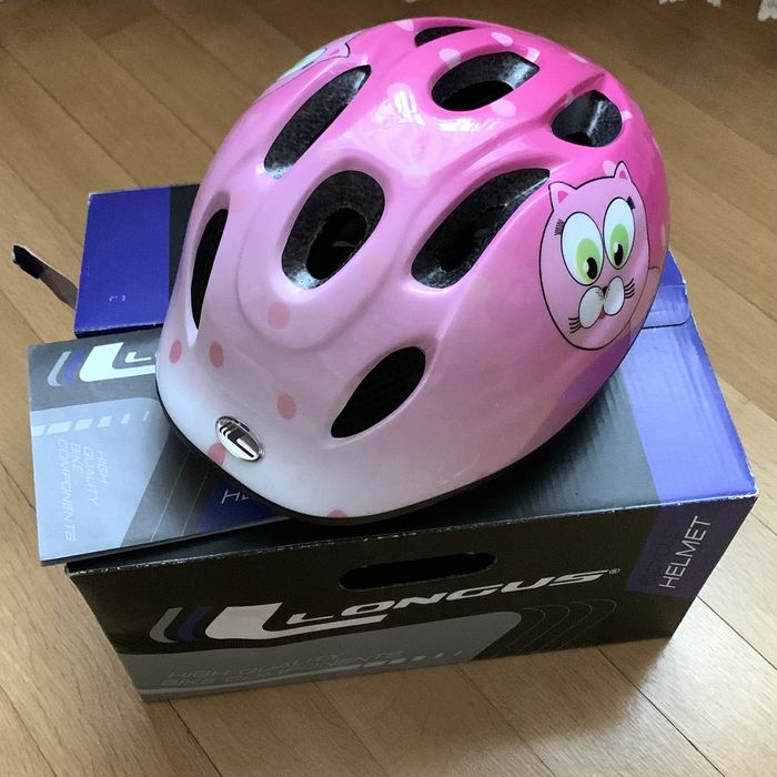 Детский шлем Longus Funn 2.0 XS 48-54см Pink CAT