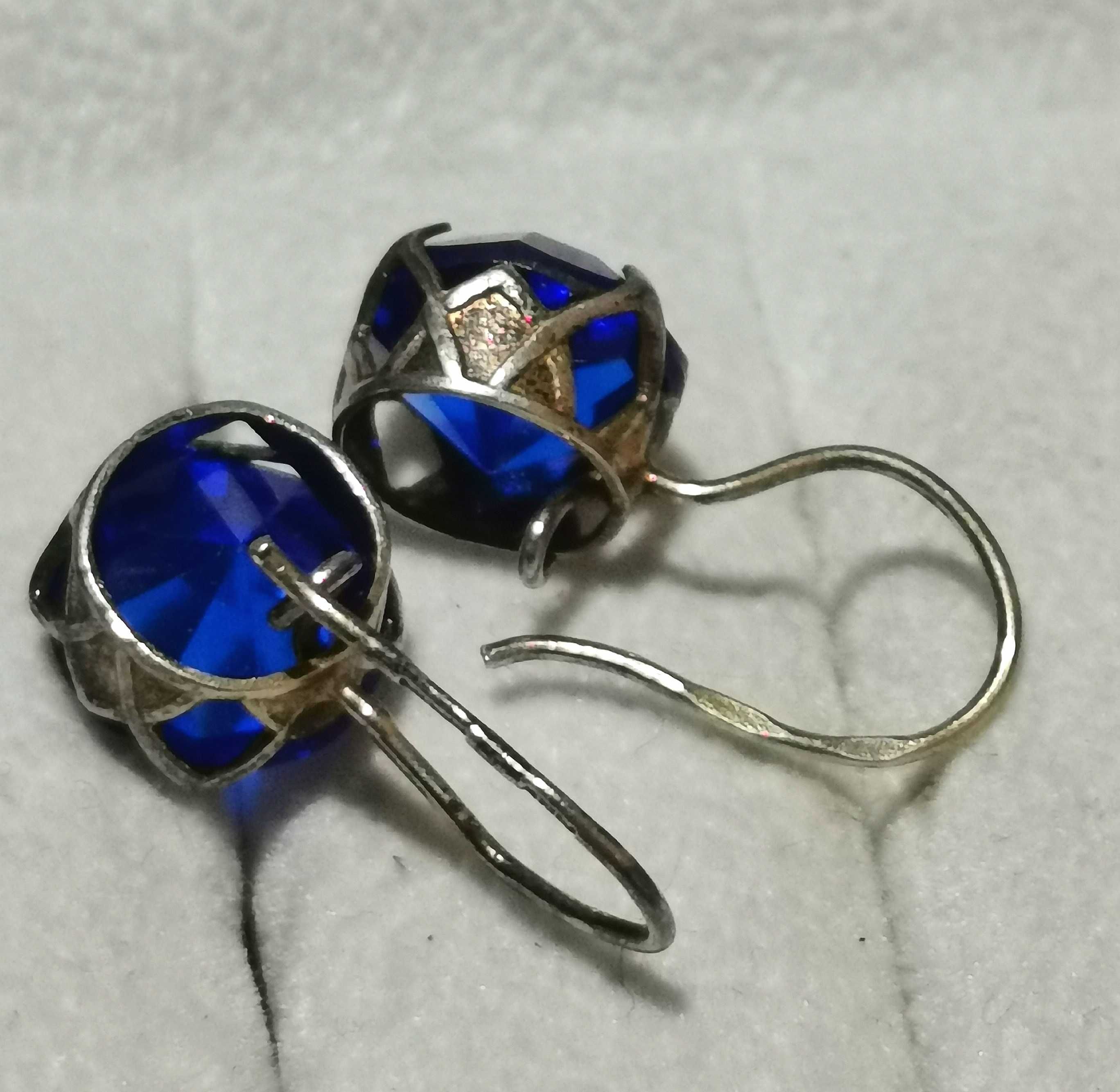 Серьги серебро СССР