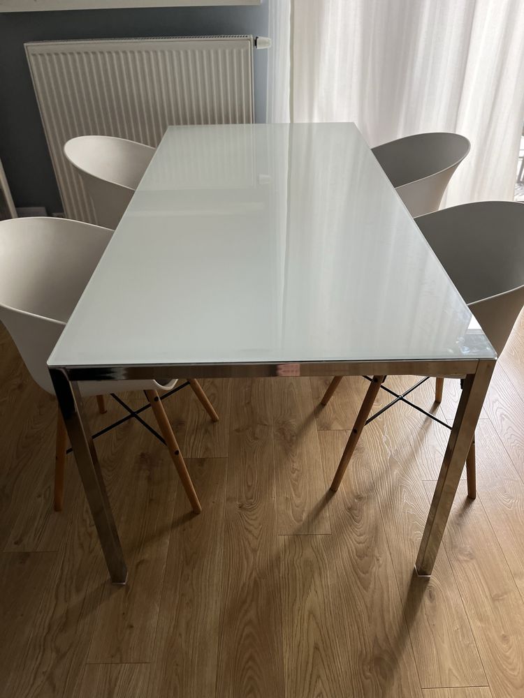 Szklany stół Torsby z IKEA 185x85x75