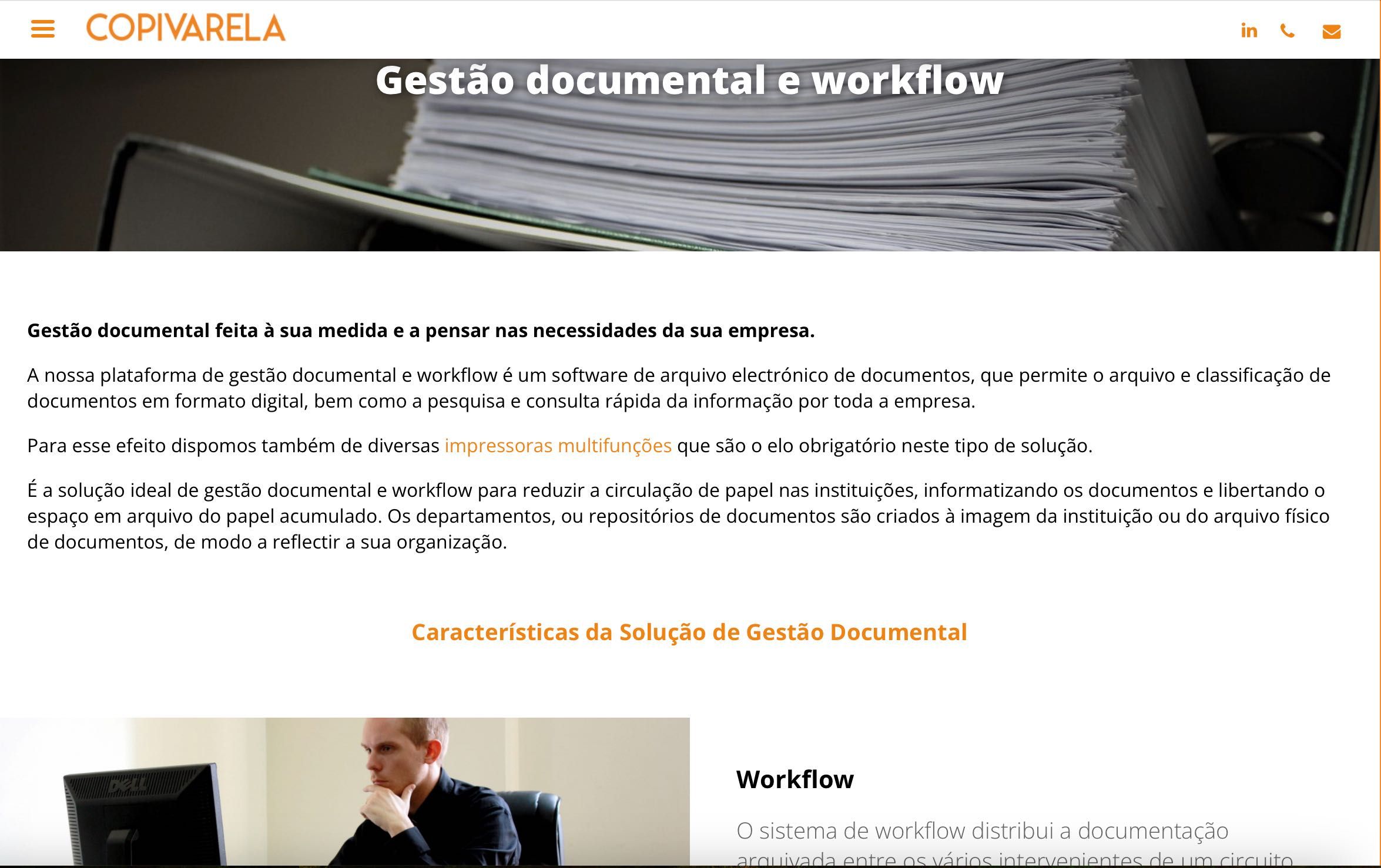 Gestão documental e workflow