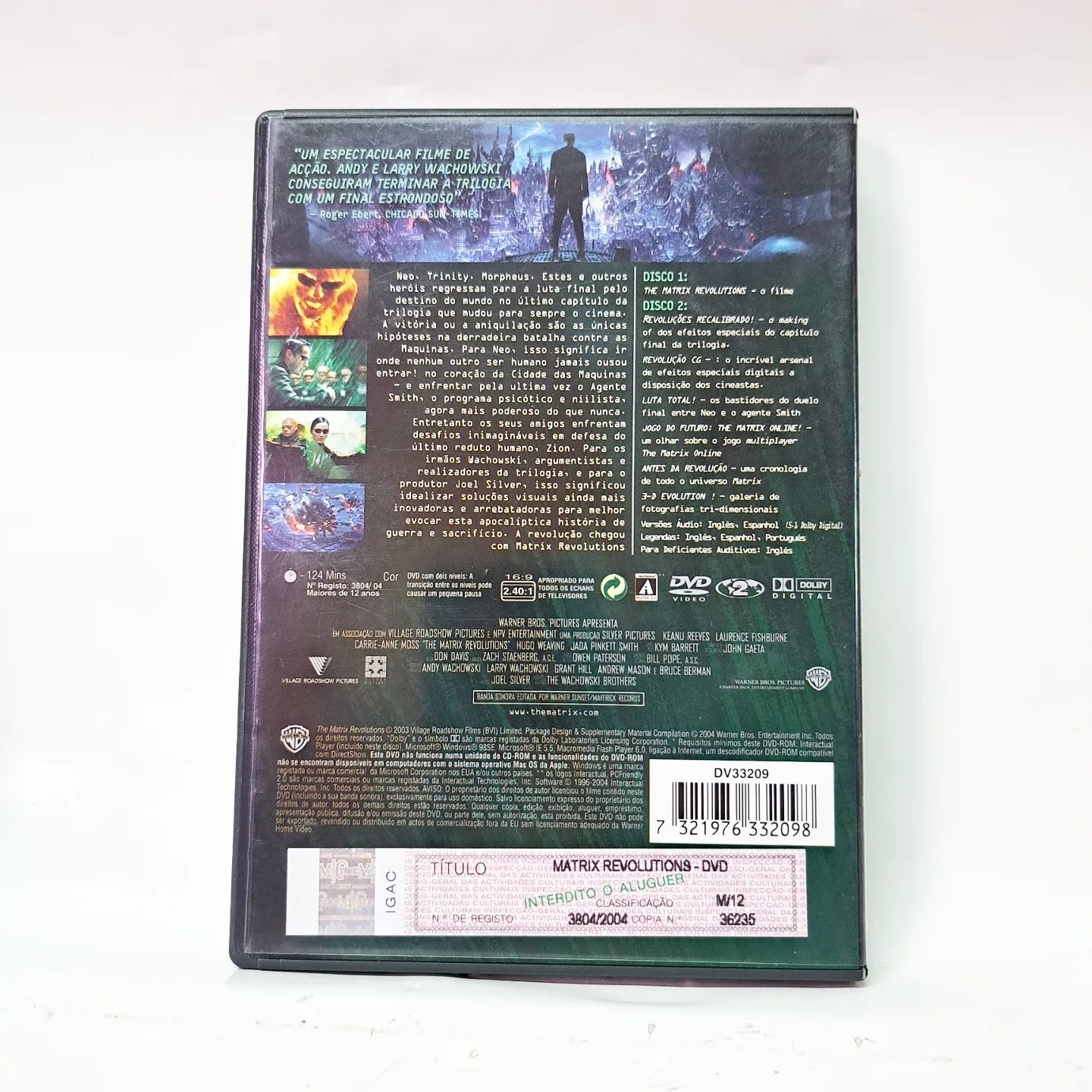 DVD Matrix . Pack 4 filmes