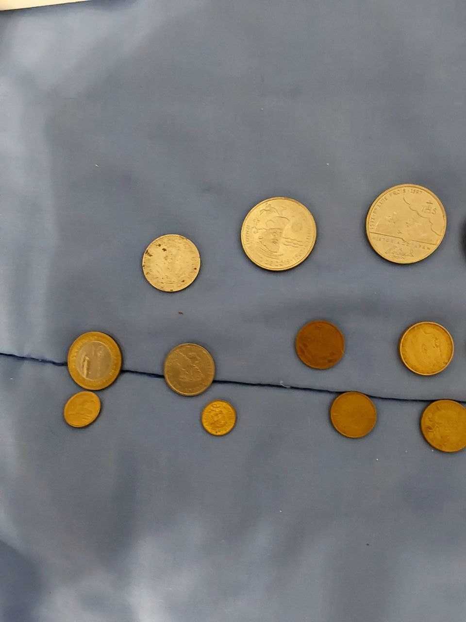 Conjunto de Moedas de escudos antigo moedas de colecionador