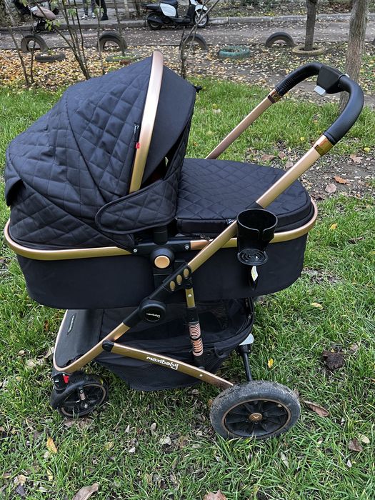 Коляска черная  3 в 1