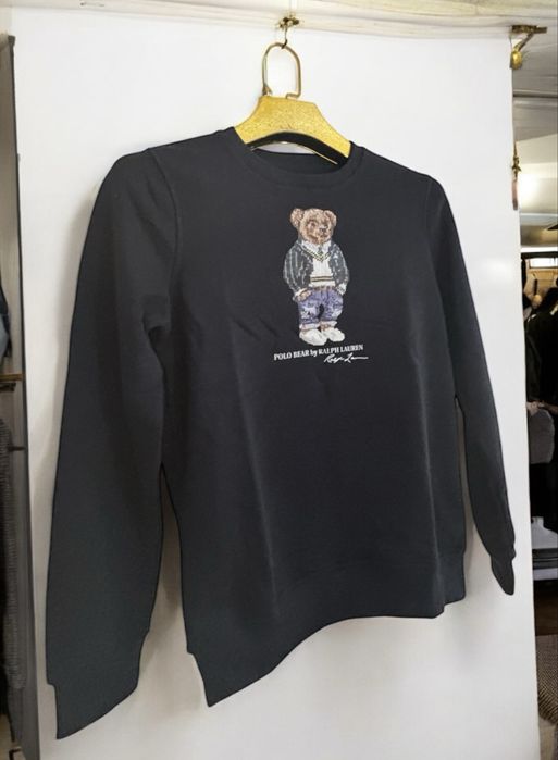 Bluza ralph lauren miś rozmiar S granatowa