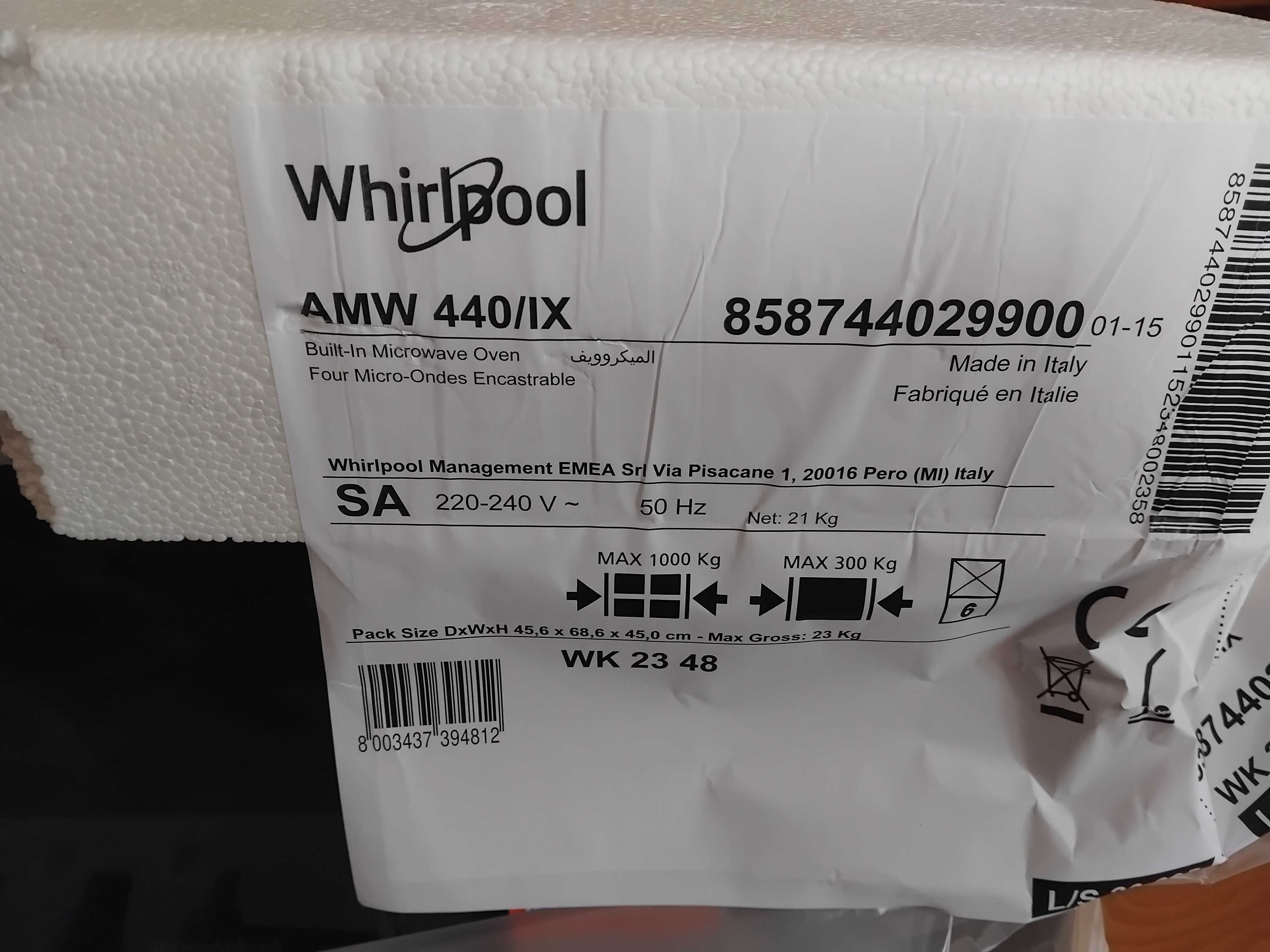 Mikrofalówka Whirlpool