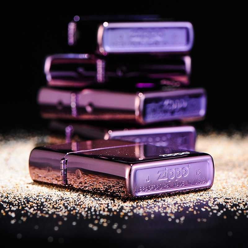 Запальничка Zippo Purple Ice бензинова нова в коробці