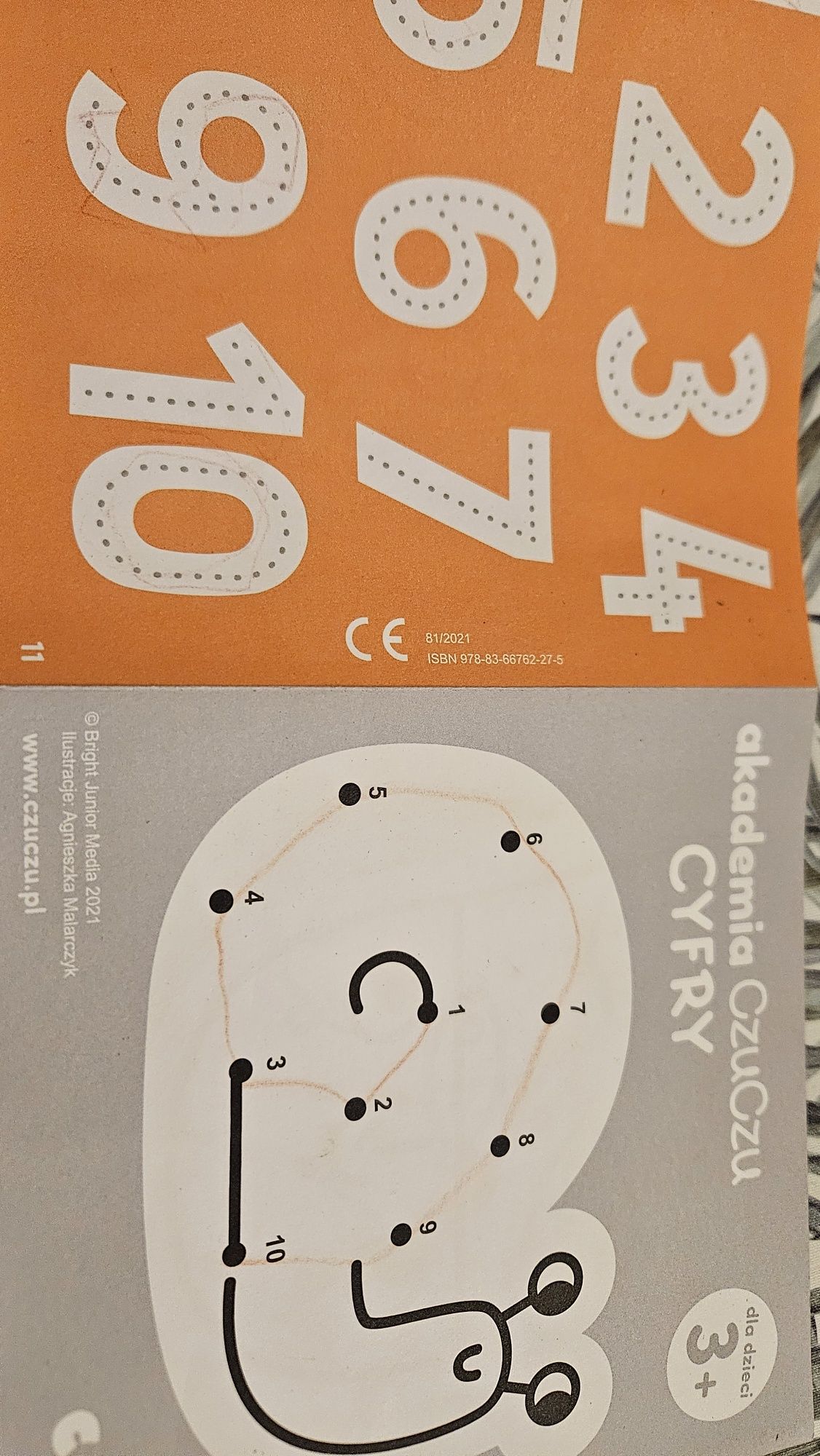 Akademia Czuczu cyfry 3+ puzzle