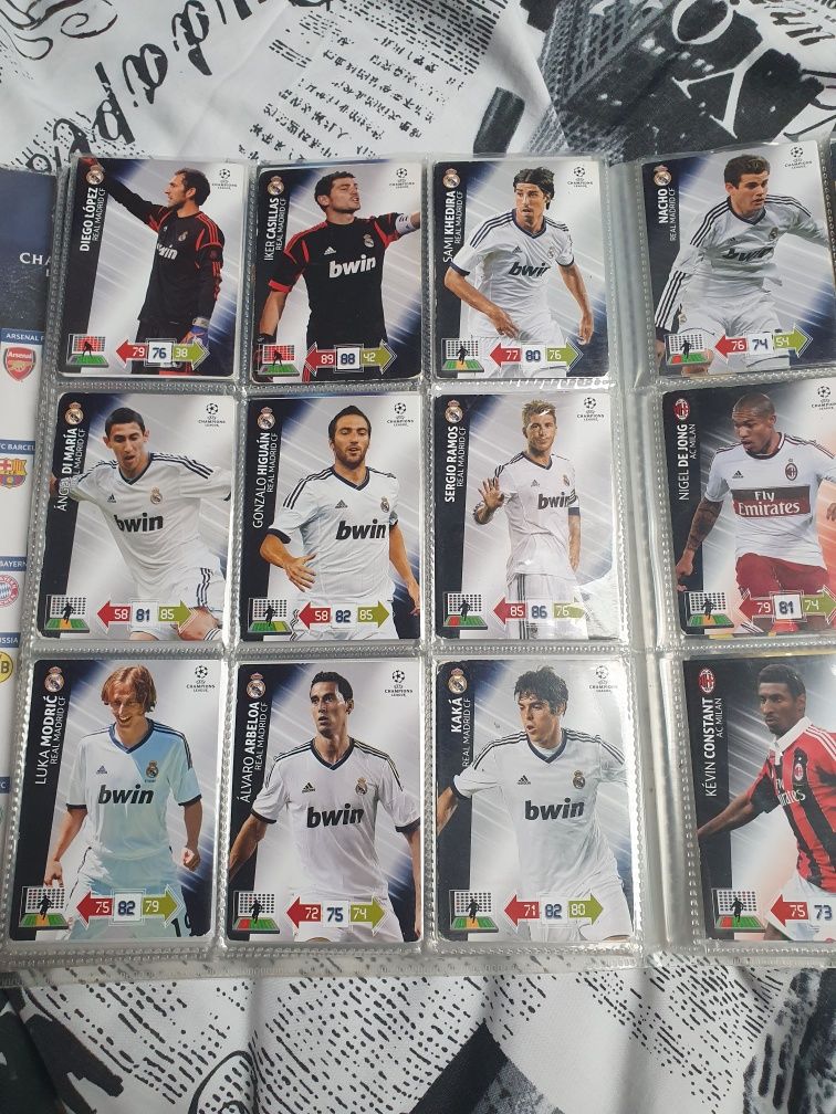 Karty piłkarskie panini adrenalyn xl sezon 2012 - 2013 
Prawie cała ko