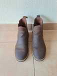 Botas de cano curto de couro