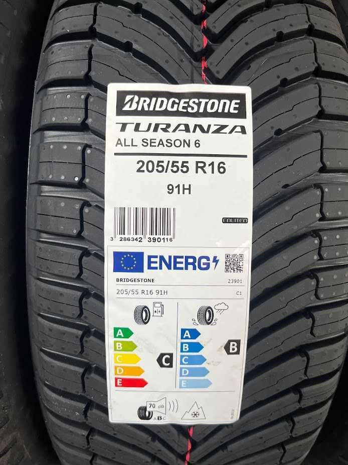 205/55R16 Bridgestone Turanza All Season 6 nowe opony całoroczne
