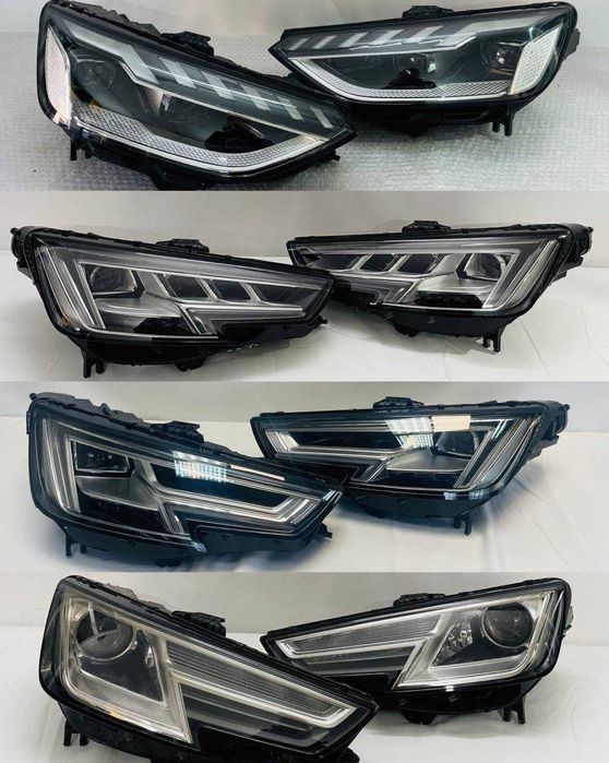 Фары фара фари Ауди А4б9 оптика Audi A4 B9 matrix full led xenon бу