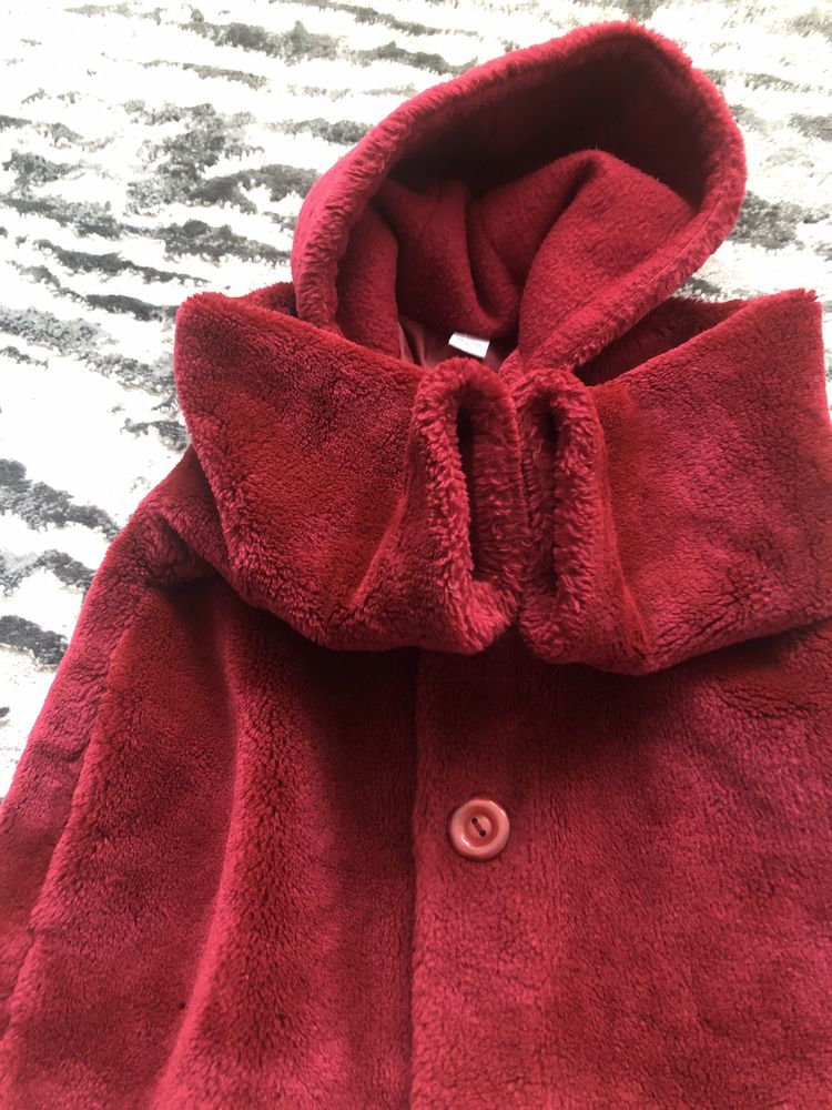 Шуба для дівчинки 2 років, зимове пальто 18-23 місяці
