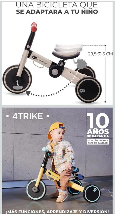 Kinderkraft 4Trike - triciclo + bicicleta
