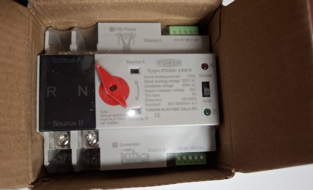 АВР  Tomzn  2P 63 A