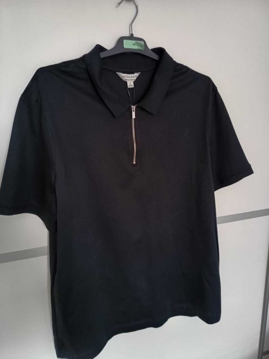 AUTOGRAPH – koszulka polo męska z zamkiem, SUPIMA® COTTON, rozmiar XL