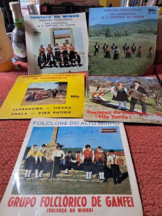 Varios discos de vinil