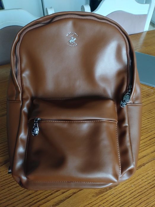 Skórzany plecak Beverly Hills Polo Club