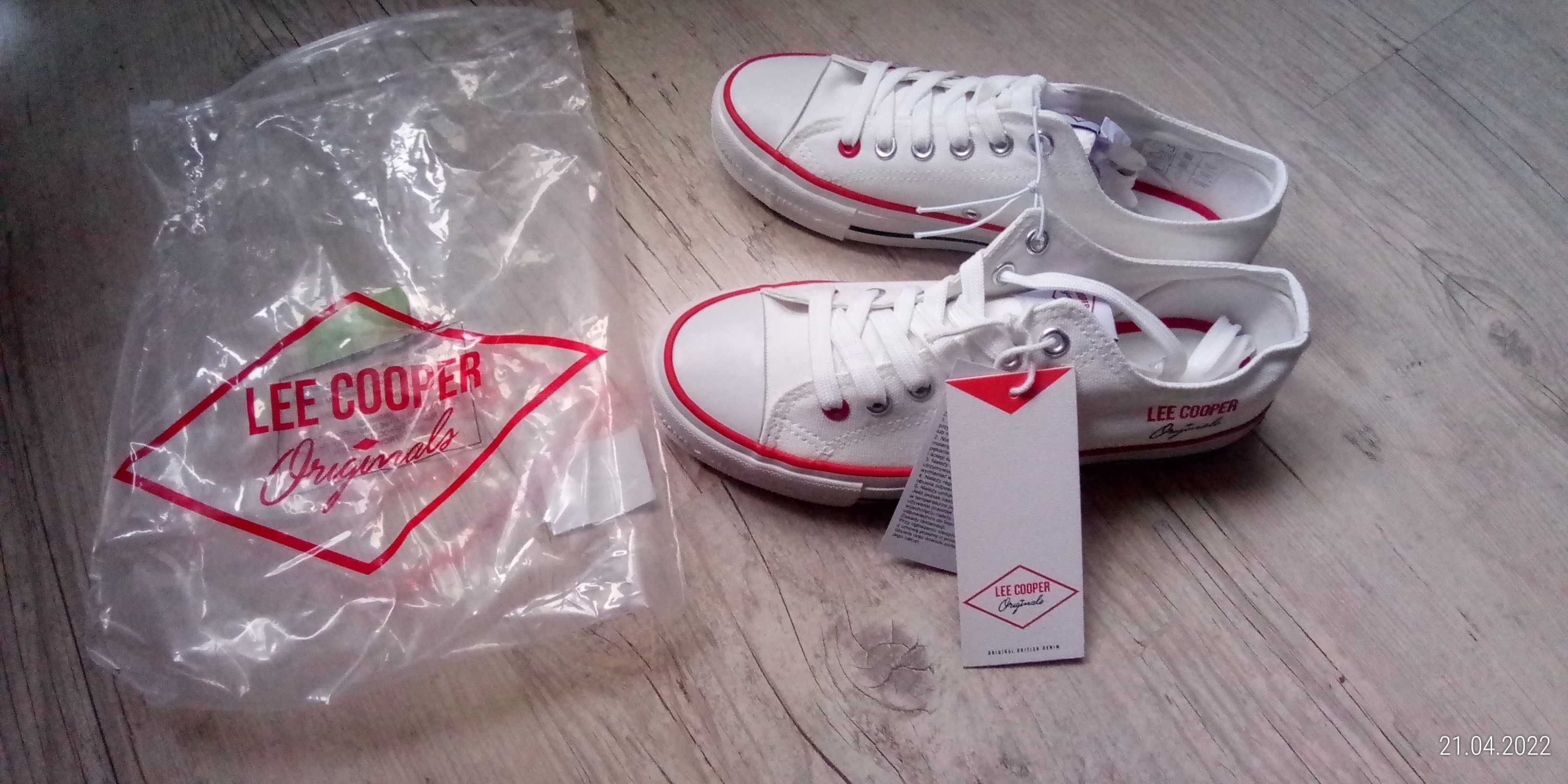 NOWE tenisówki LeeCooper + Tommy Hilfiger i Converse rozm 37 i 7.5