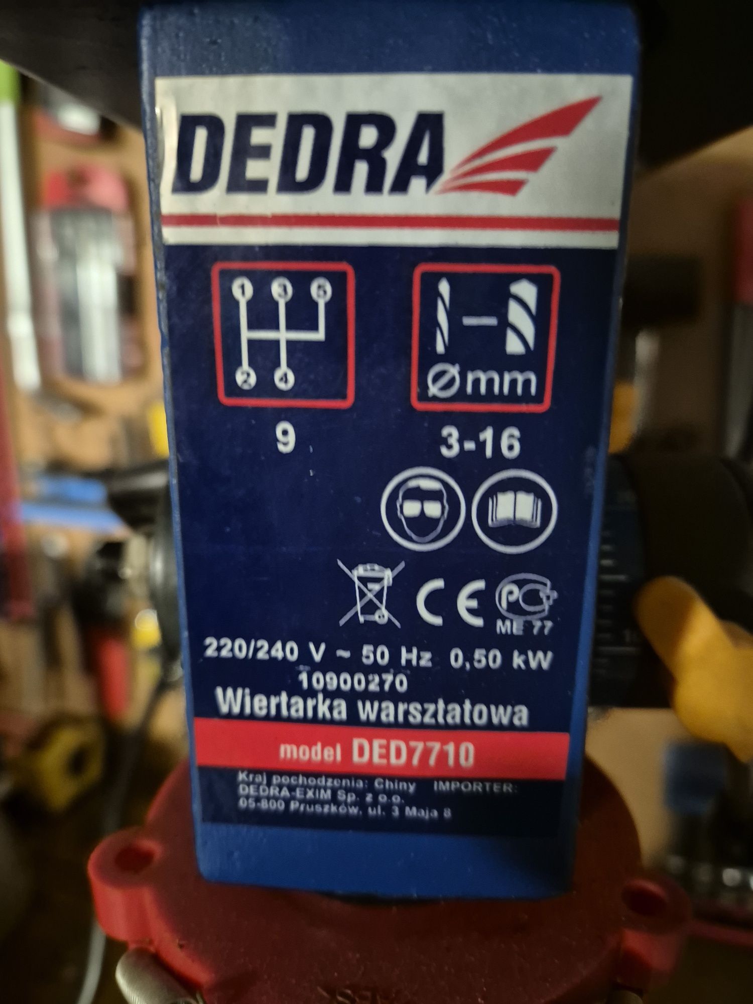 Dedra DED7710 wiertarka kolumnowa, stołowa