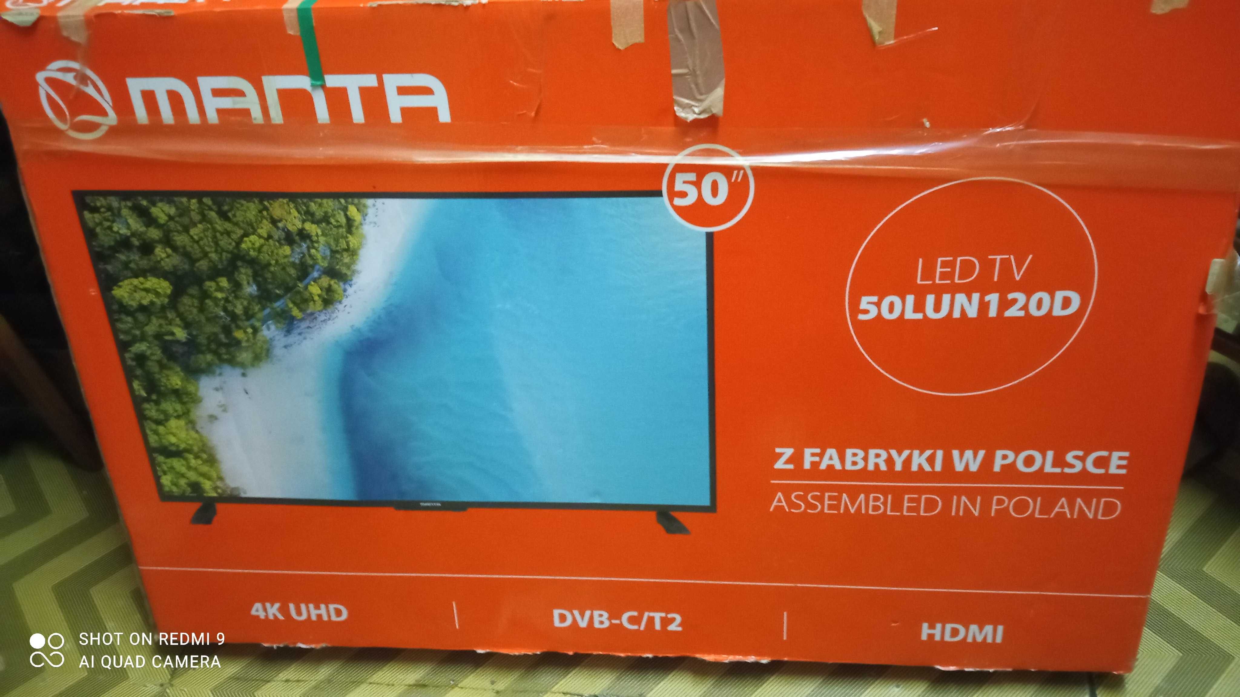 TV Manta 50 cal LED 4k uszkodz.matryca