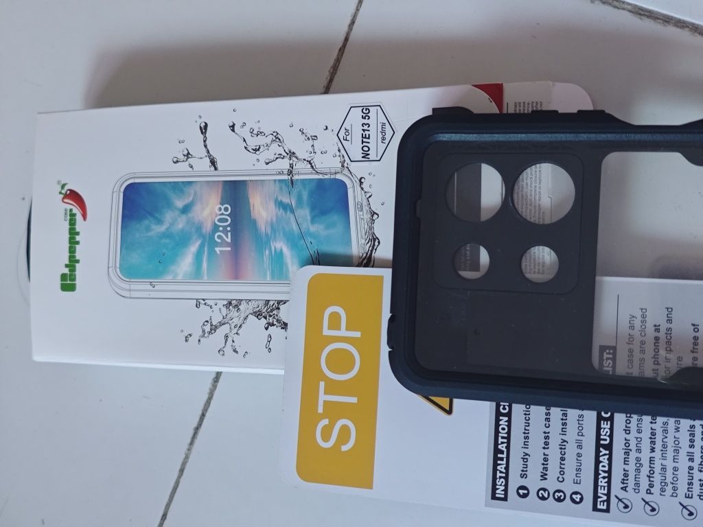 Capa à prova de água redmi note 13