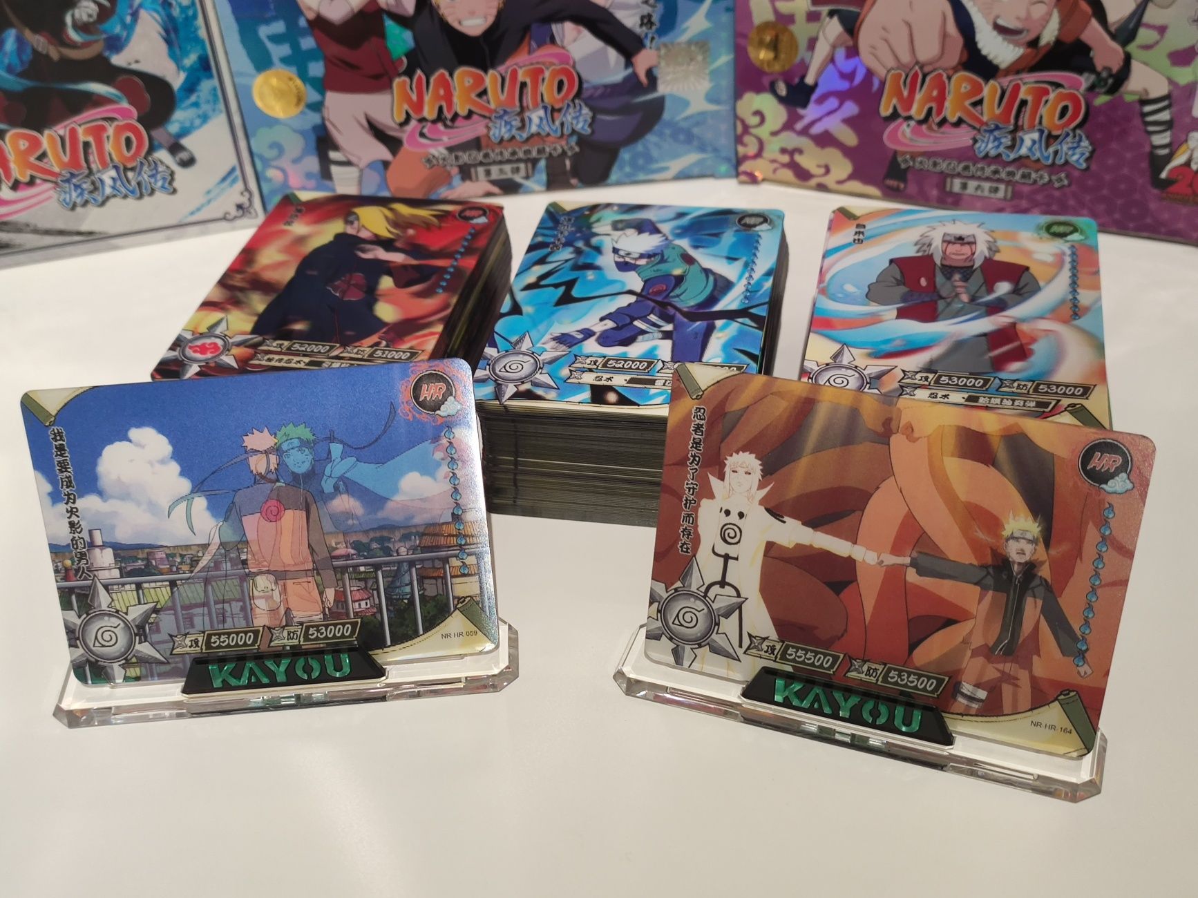 Cartas Naruto Kayou - TGR, HR, ZR, UR