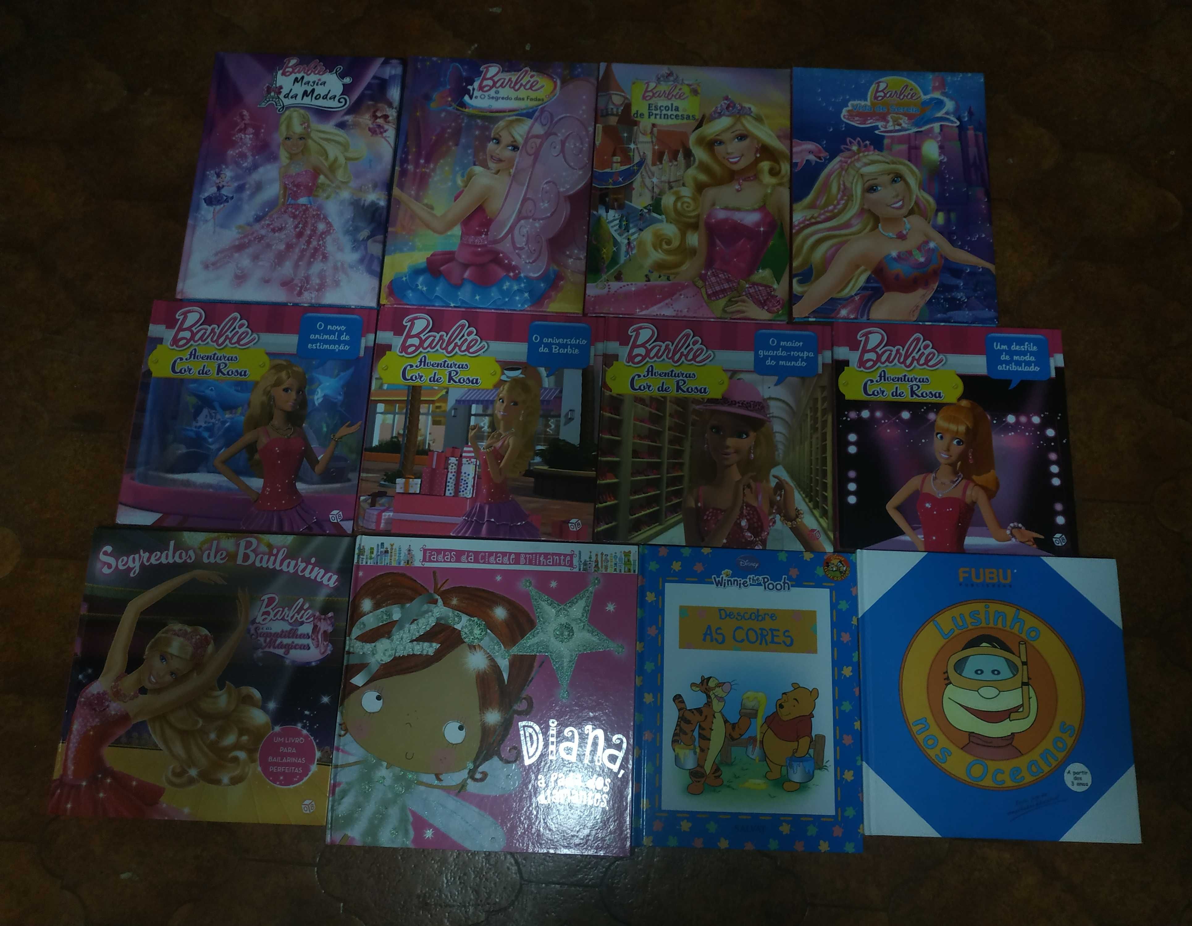 Vários Livros infantis Disney Barbie Yakari Bilingues etc