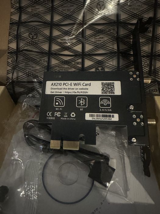 Karta sieciowa wifi ax210s 6e