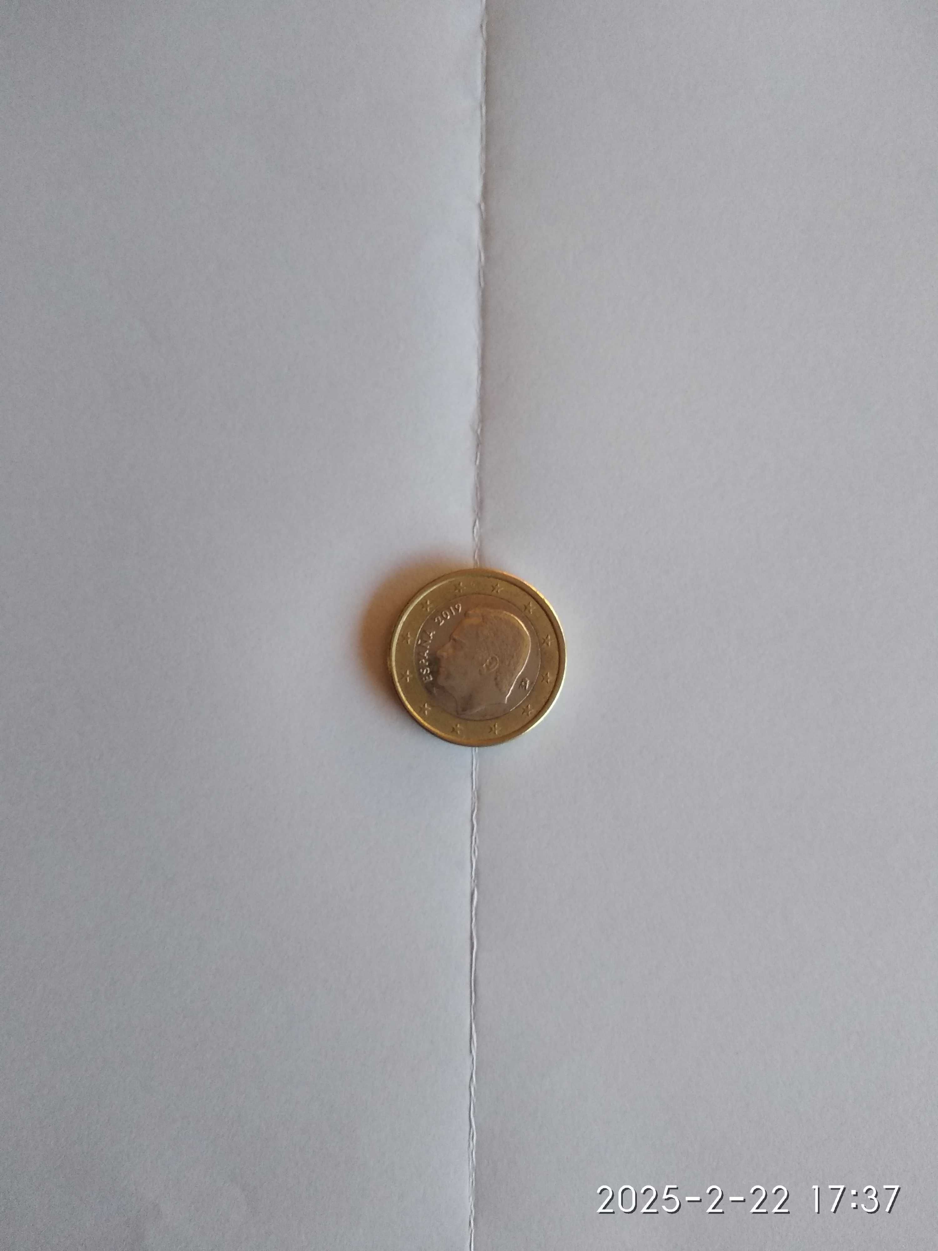 Moeda 1 Euro Espanha 2019