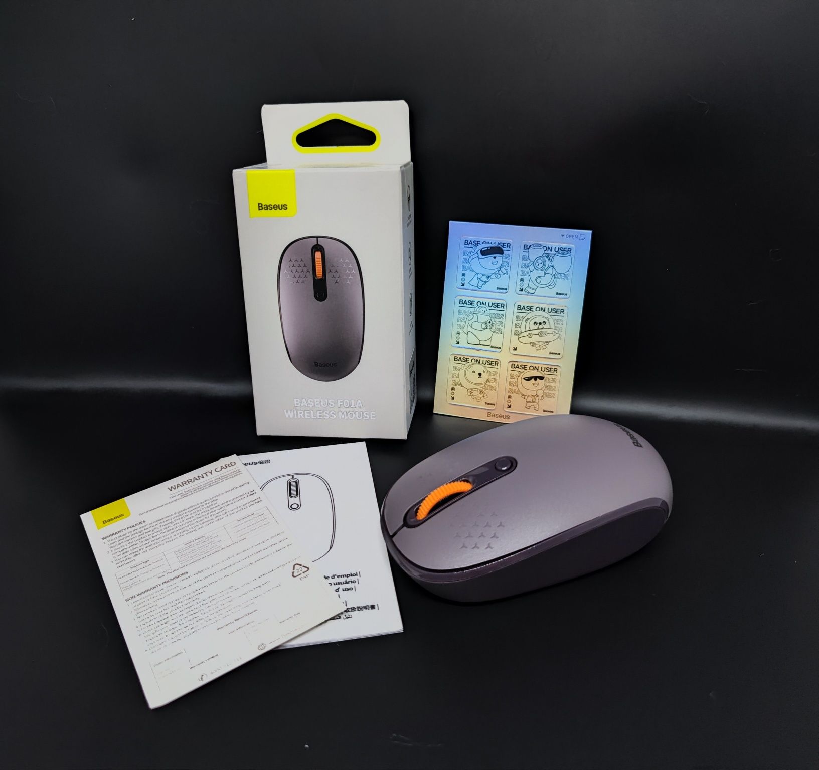 Беспроводная мышка Baseus F01B Bluetooth Wireless Mouse
