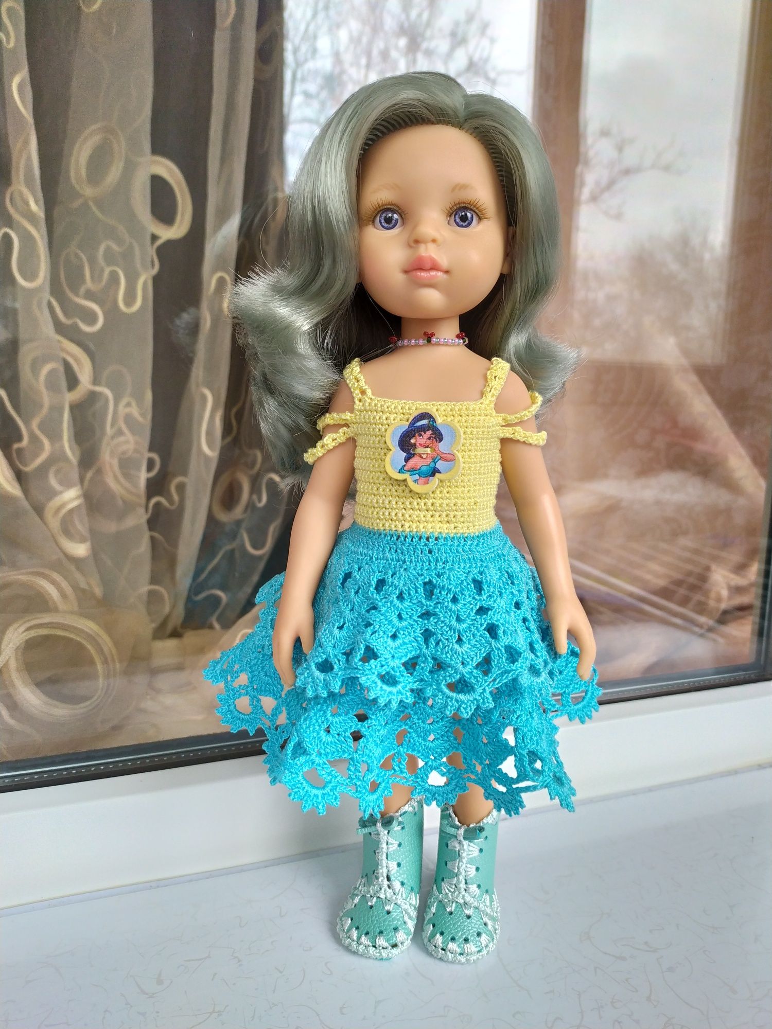 Літня сукня для лялечки Паола Рейна Paola Reina, Антоніо Хуан. Одяг