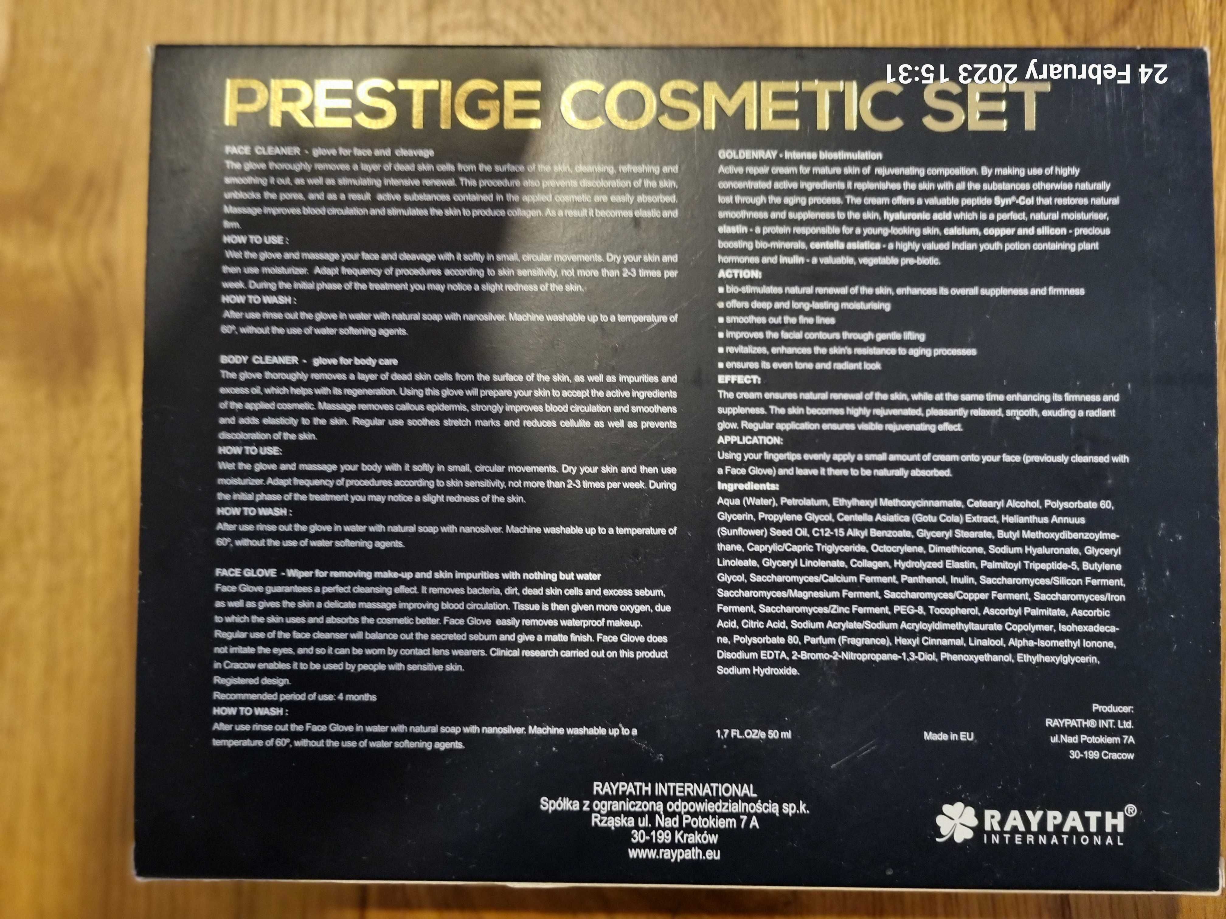 Zestaw Spa Kosmetyczny Prestige Raypath