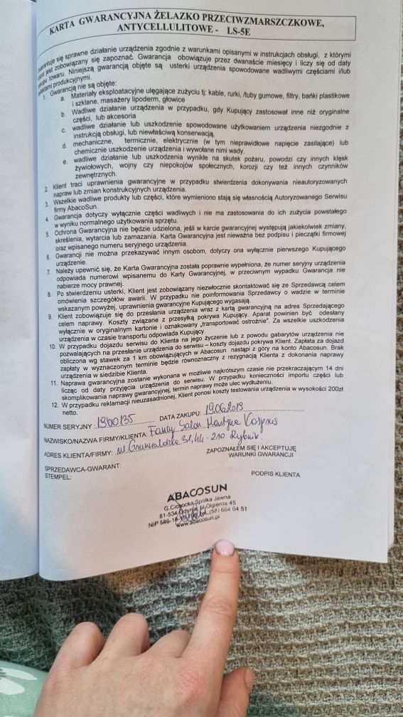 Żelazko antycellulitowe/ przeciwzmarszczkowe Abacosun