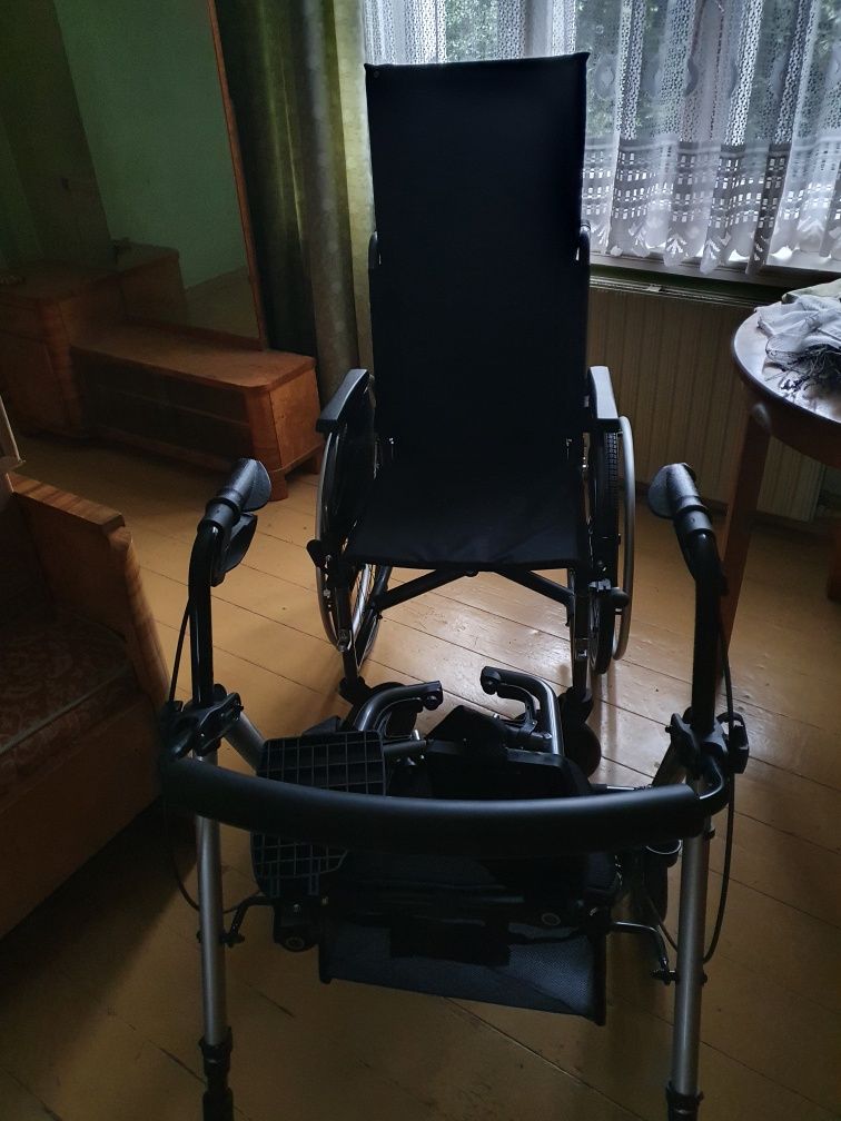 Sprzedam wózek inwalidzki i chodzik