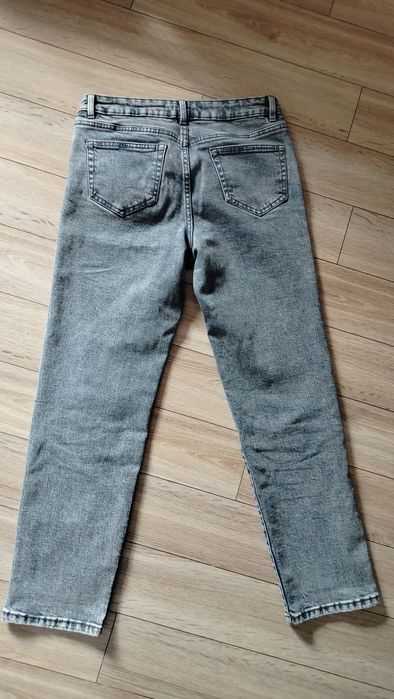 Spodnie jeansowe straight damskie