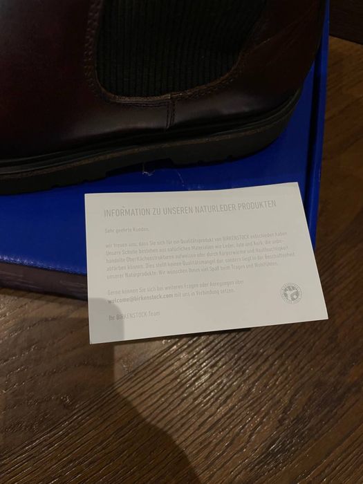 Шкіряні черевики Birkenstock