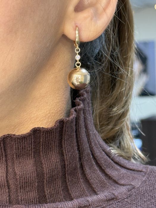 Золотые серьги 585 пробы