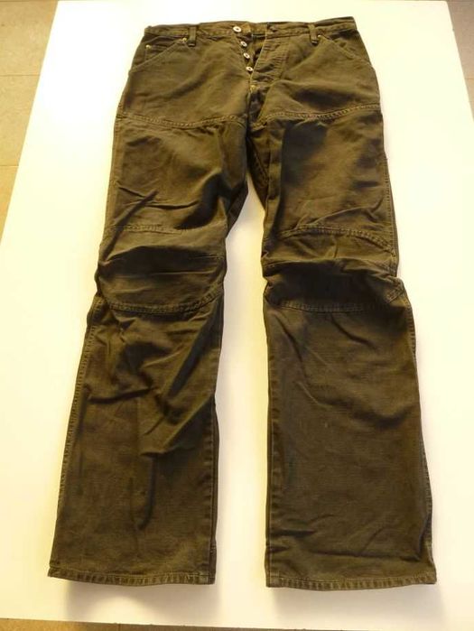 G-Star Jeans Elwood Raw Denim, black, em bom estado, 33/34