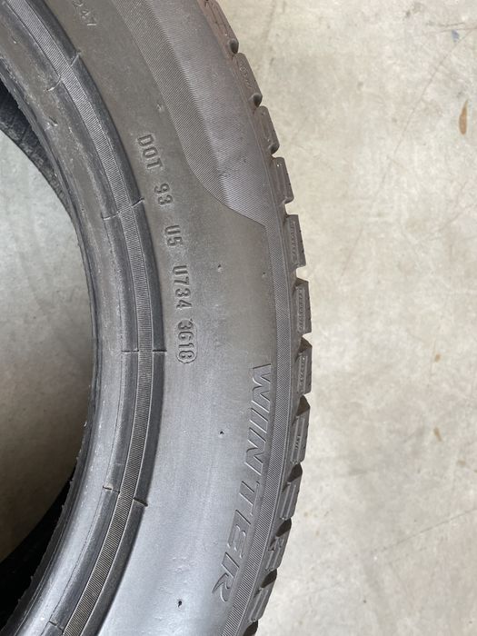 2x Opony Używane 225/55 R18 Pirelli Zimowe, 6mm