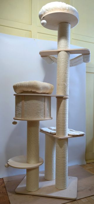 Natural Paradise Drapak dla Kota Magnolia XL Kremowy 200cm POWIĘKSZONY