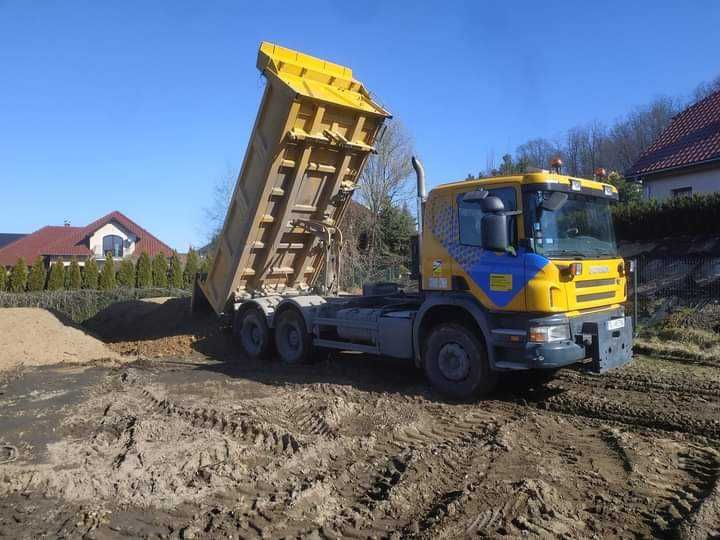 Usługi transportowe wywrotką