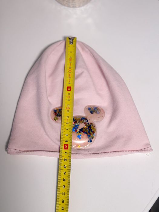 Czapka Reserved dla dziewczynki wiosenna lekka pudrowy róż 10 lat